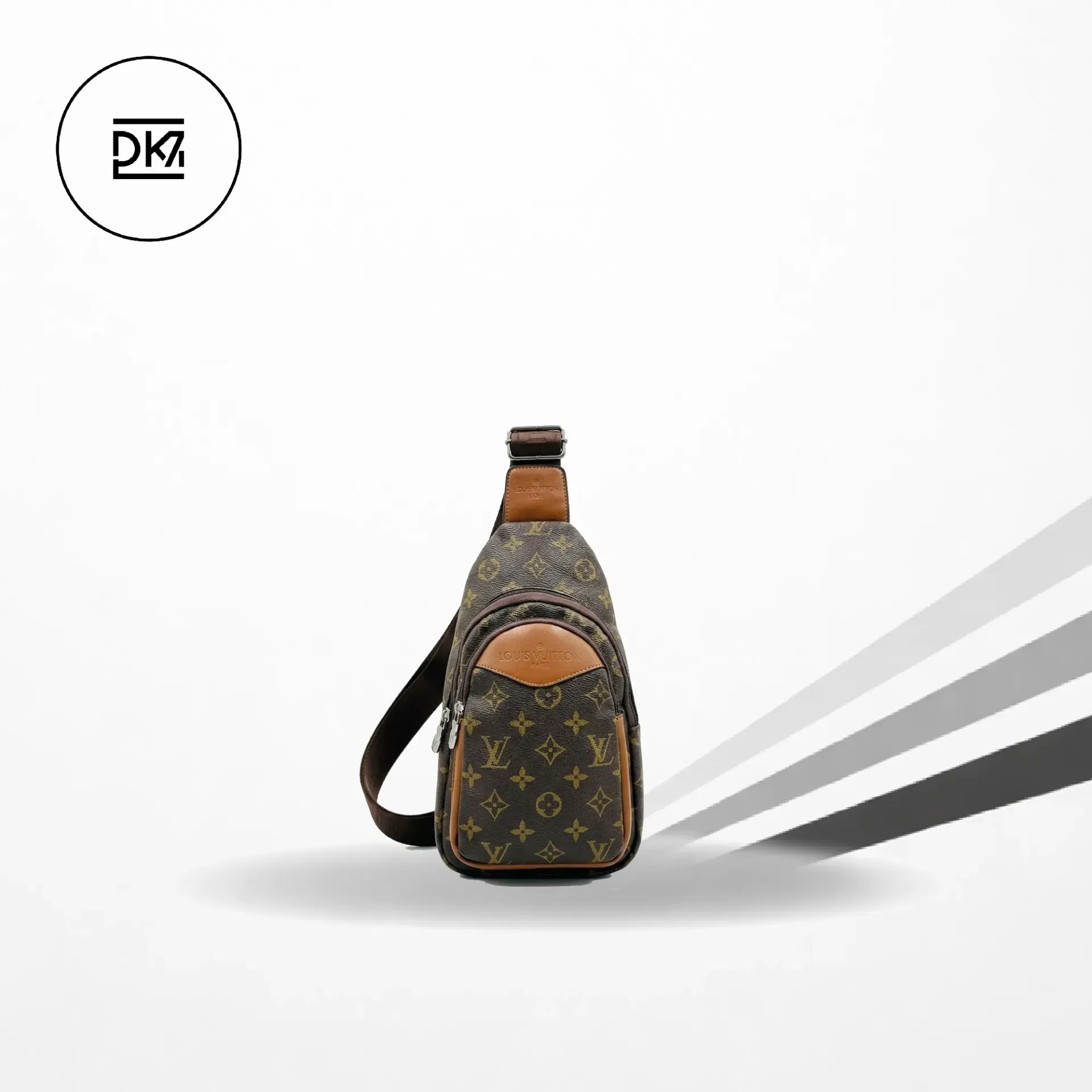 Louis Vuitton Sling Bag – Brown Leather Monogram