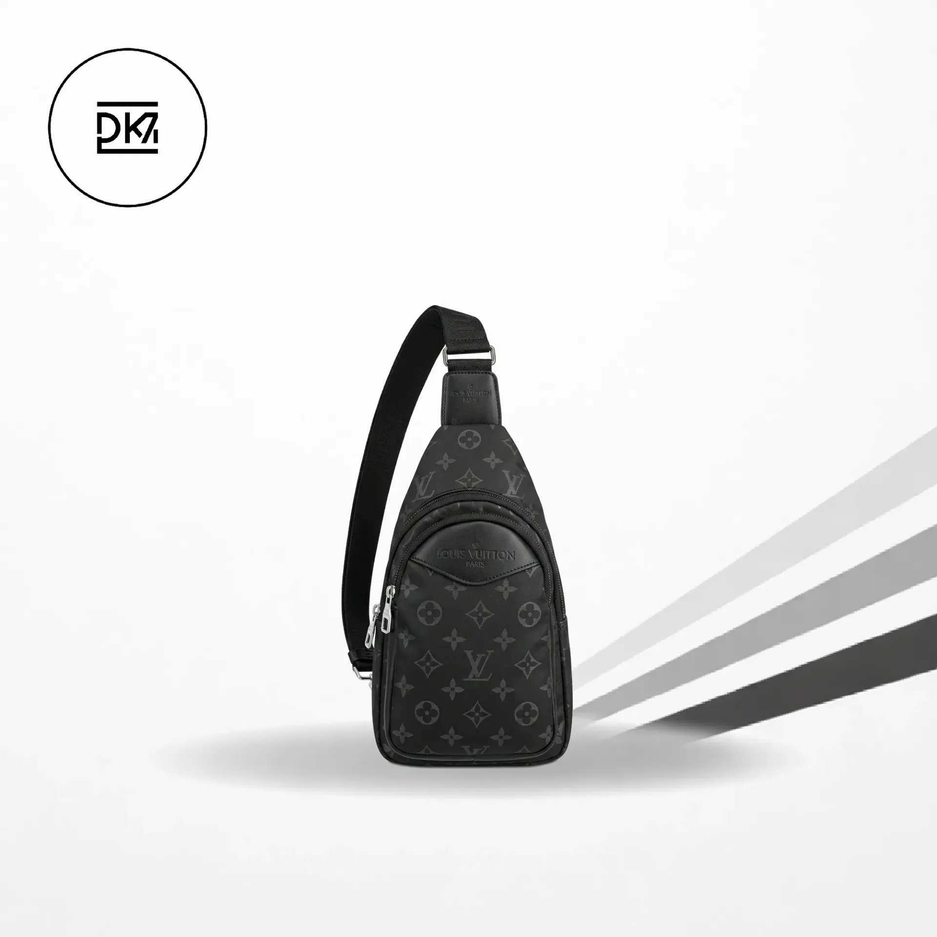 Louis Vuitton Sling Bag – Black Monogram Eclipse